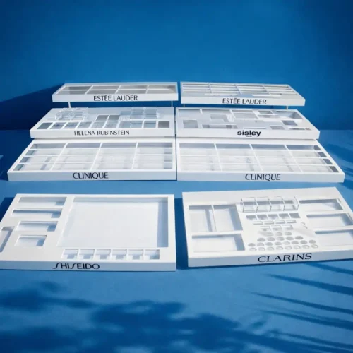 Espositore plexiglass profumerie per campioni. Porta campionario