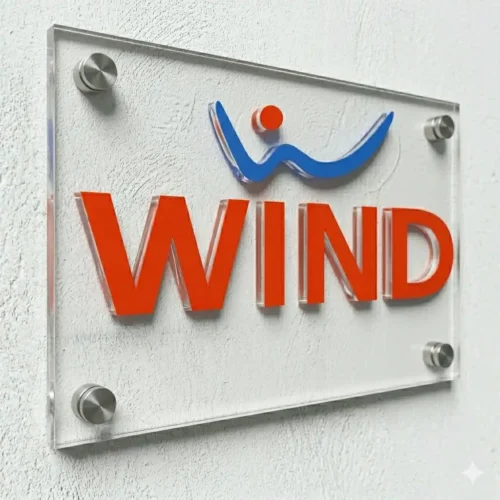 Lettere PLEXIGLAS insegna Wind