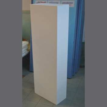 colonne piedistallo PVC bianco espositore per borse PQuadro 1