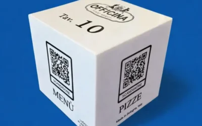 Porta menù QR Code plexiglass